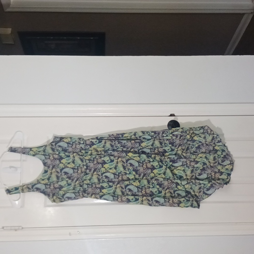 Mudd Floral Dress High Low Style With Skirt Underneath